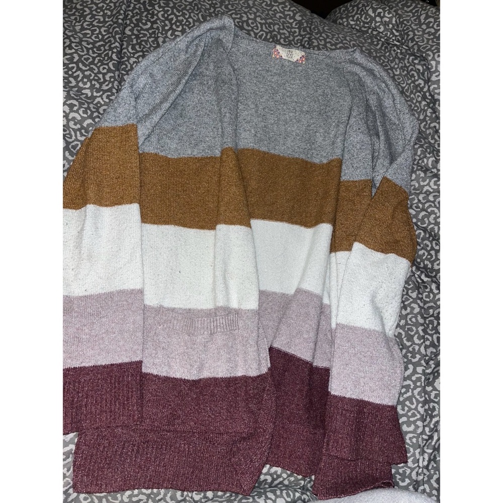 Striped cardigan